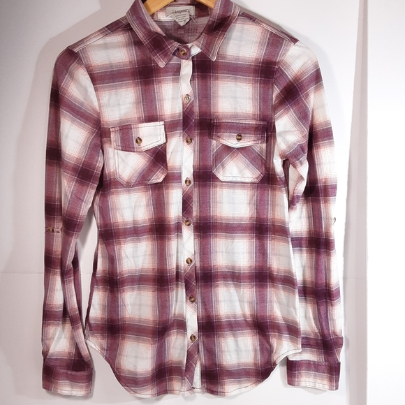 Passport Tops - Passport plaid shirt womens